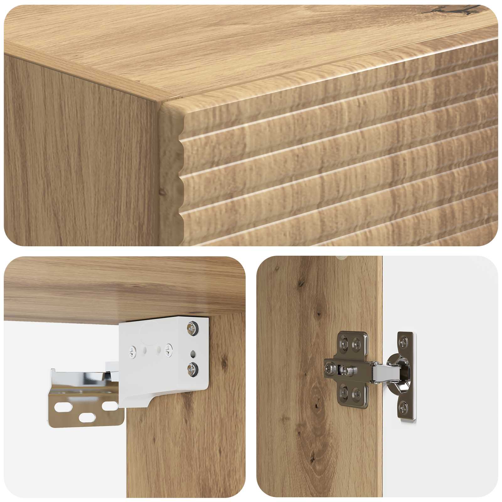 Wandschrank Artisan-Eiche 33 x 34,5 x 90 cm Holzwerkstoff
