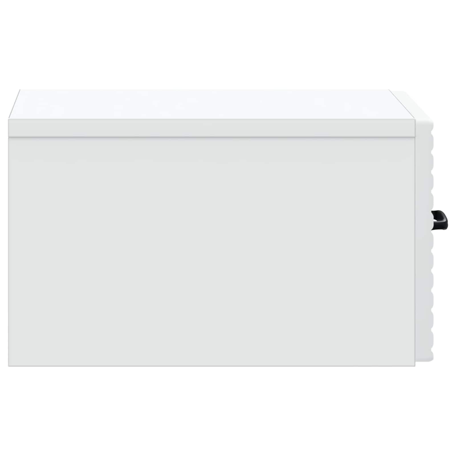 Wandmontierter Nachttisch 2 pcs Weiß 34,5 x 33 x 20 cm