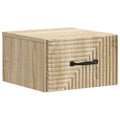 Wandmontierter Nachttisch Sonoma-Eiche 34,5 x 33 x 20 cm