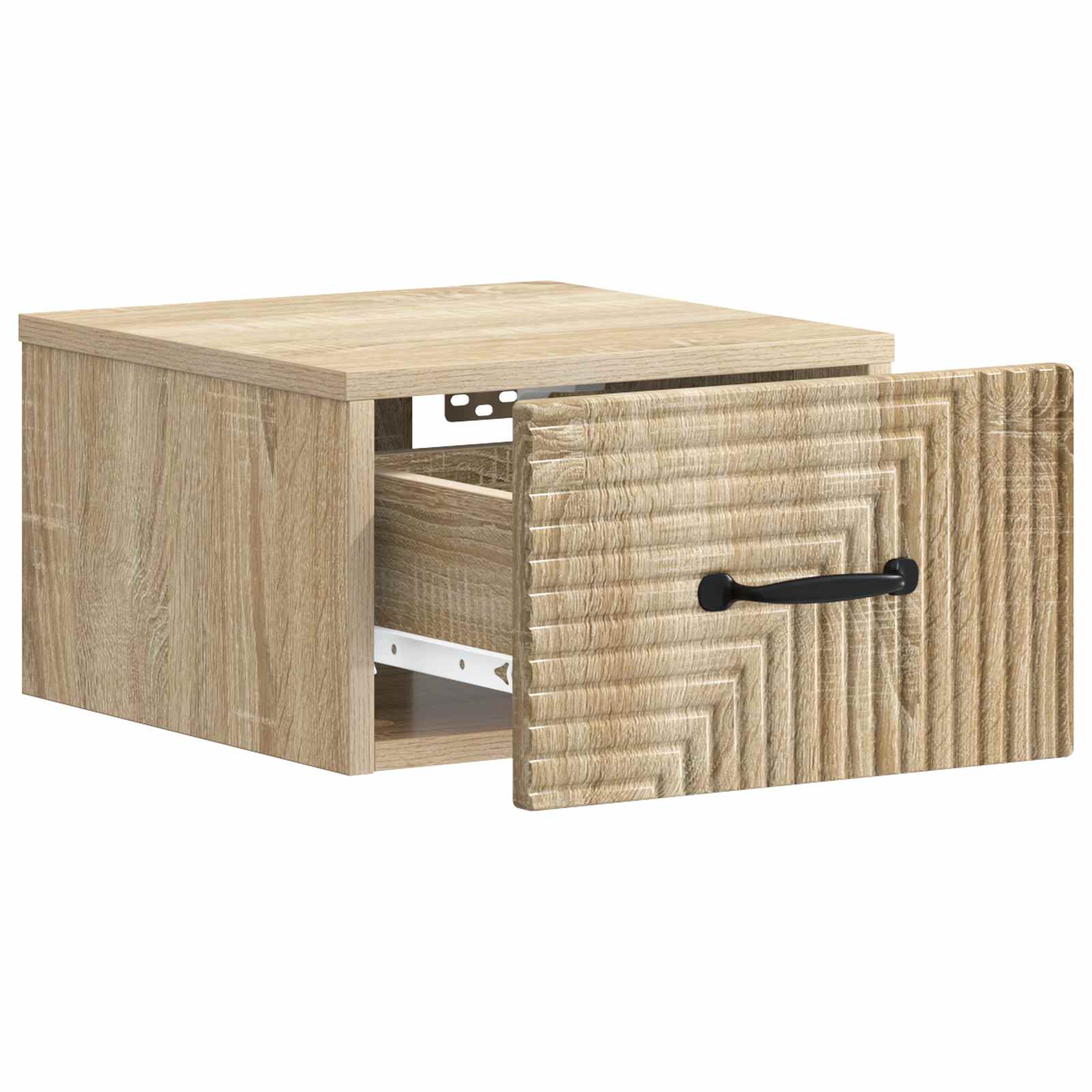 Wandmontierter Nachttisch Sonoma-Eiche 34,5 x 33 x 20 cm