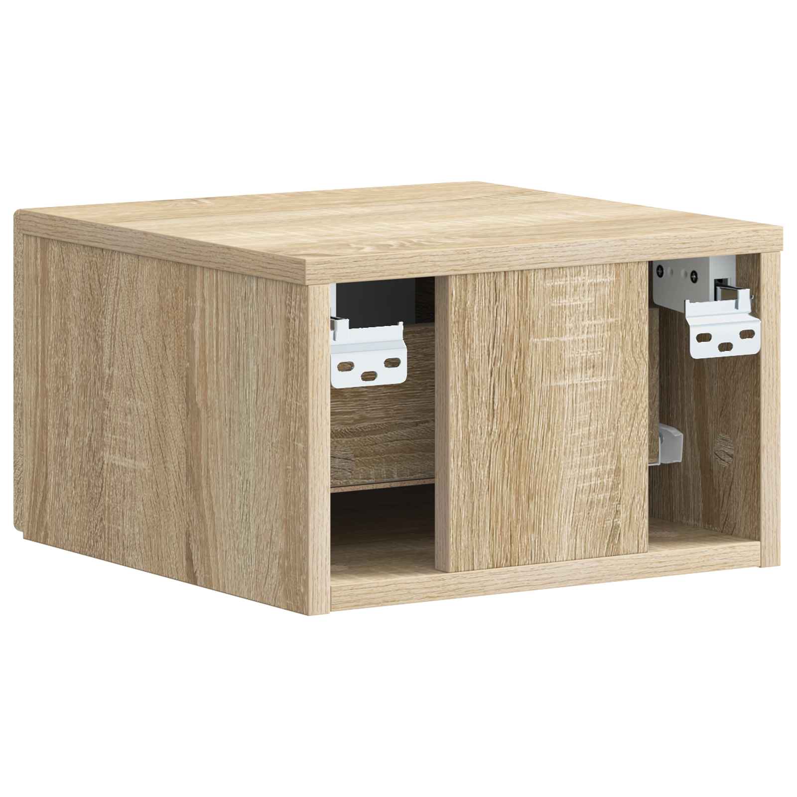 Wandmontierter Nachttisch Sonoma-Eiche 34,5 x 33 x 20 cm