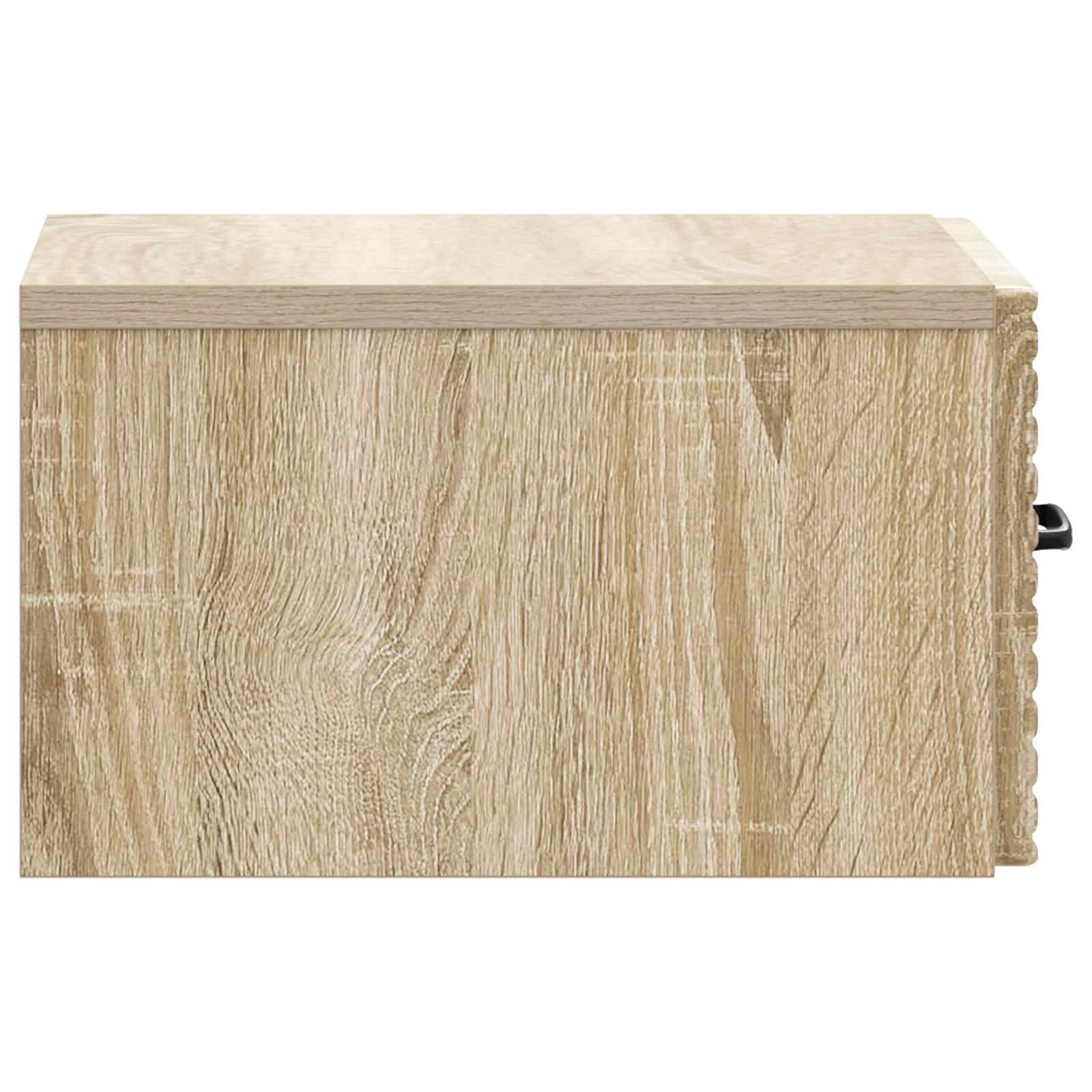 Wandmontierter Nachttisch Sonoma-Eiche 34,5 x 33 x 20 cm
