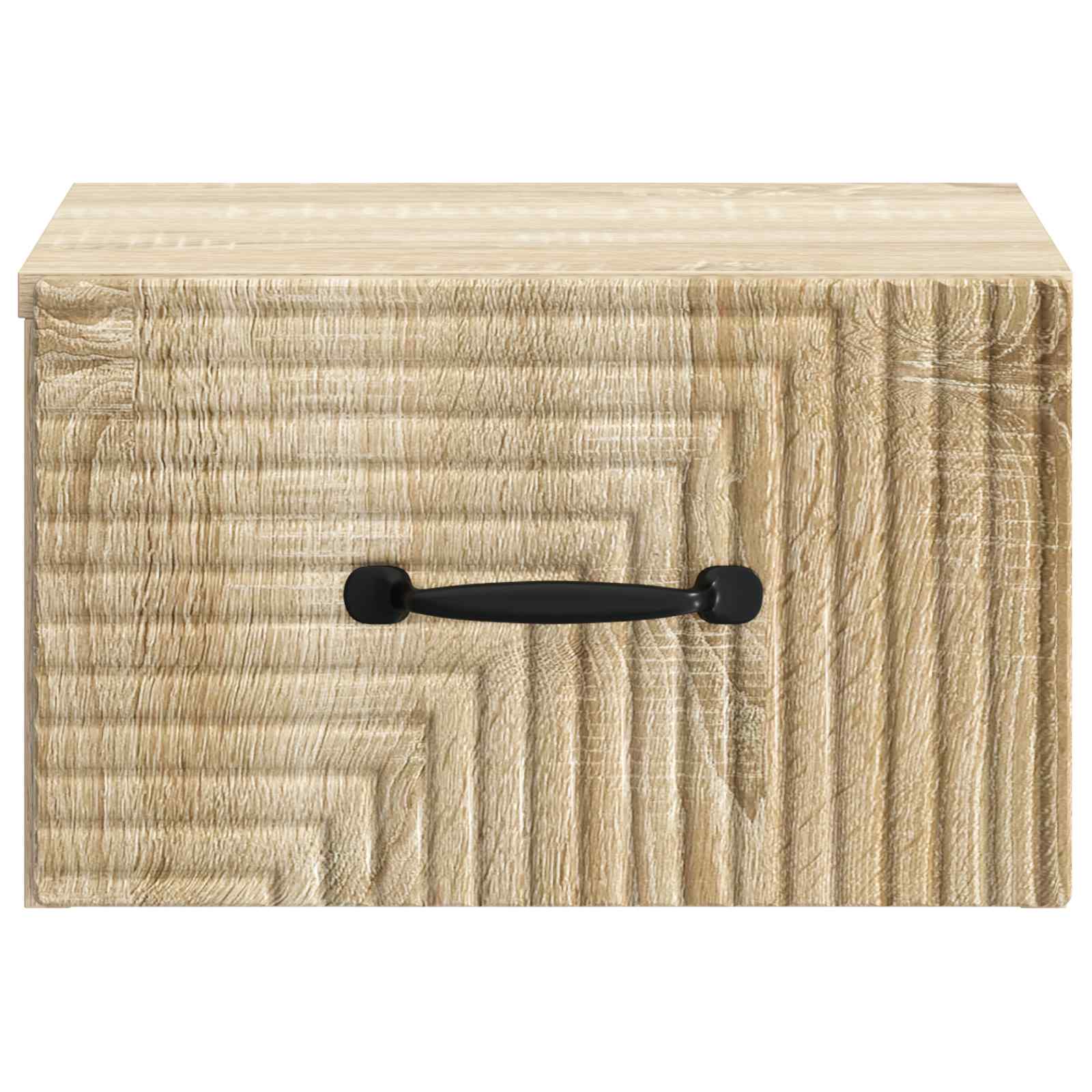 Wandmontierter Nachttisch 2 pcs Sonoma-Eiche 34,5 x 33 x 20 cm