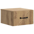 Wandmontierter Nachttisch Artisan-Eiche 34,5 x 33 x 20 cm