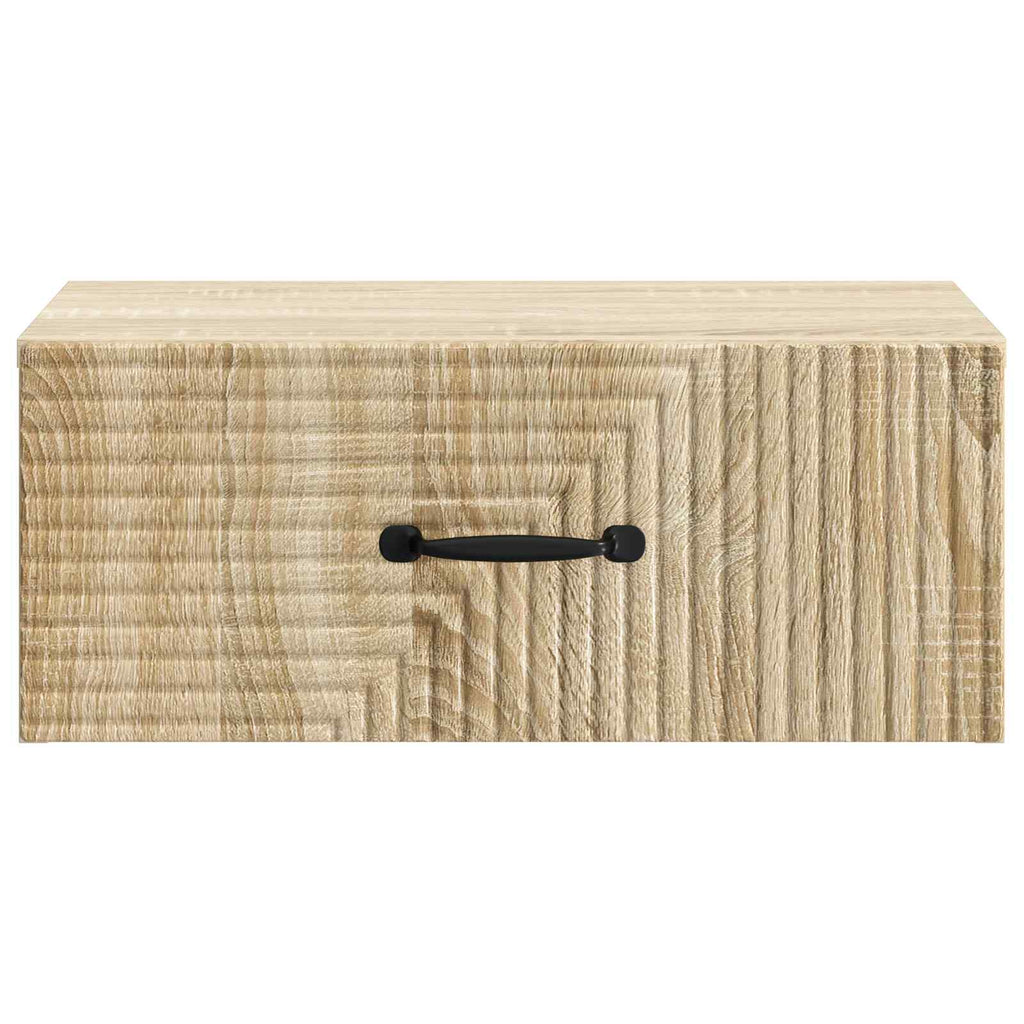Wandmontierter Nachttisch 2 pcs Sonoma-Eiche 49 x 34,5 x 20 cm