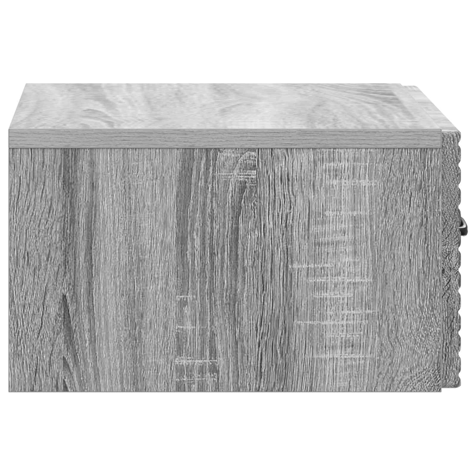 Wandmontierter Nachttisch 2 pcs Graues Sonoma 49 x 34,5 x 20 cm