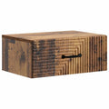 Wandmontierter Nachttisch Altholz 49 x 34,5 x 20 cm