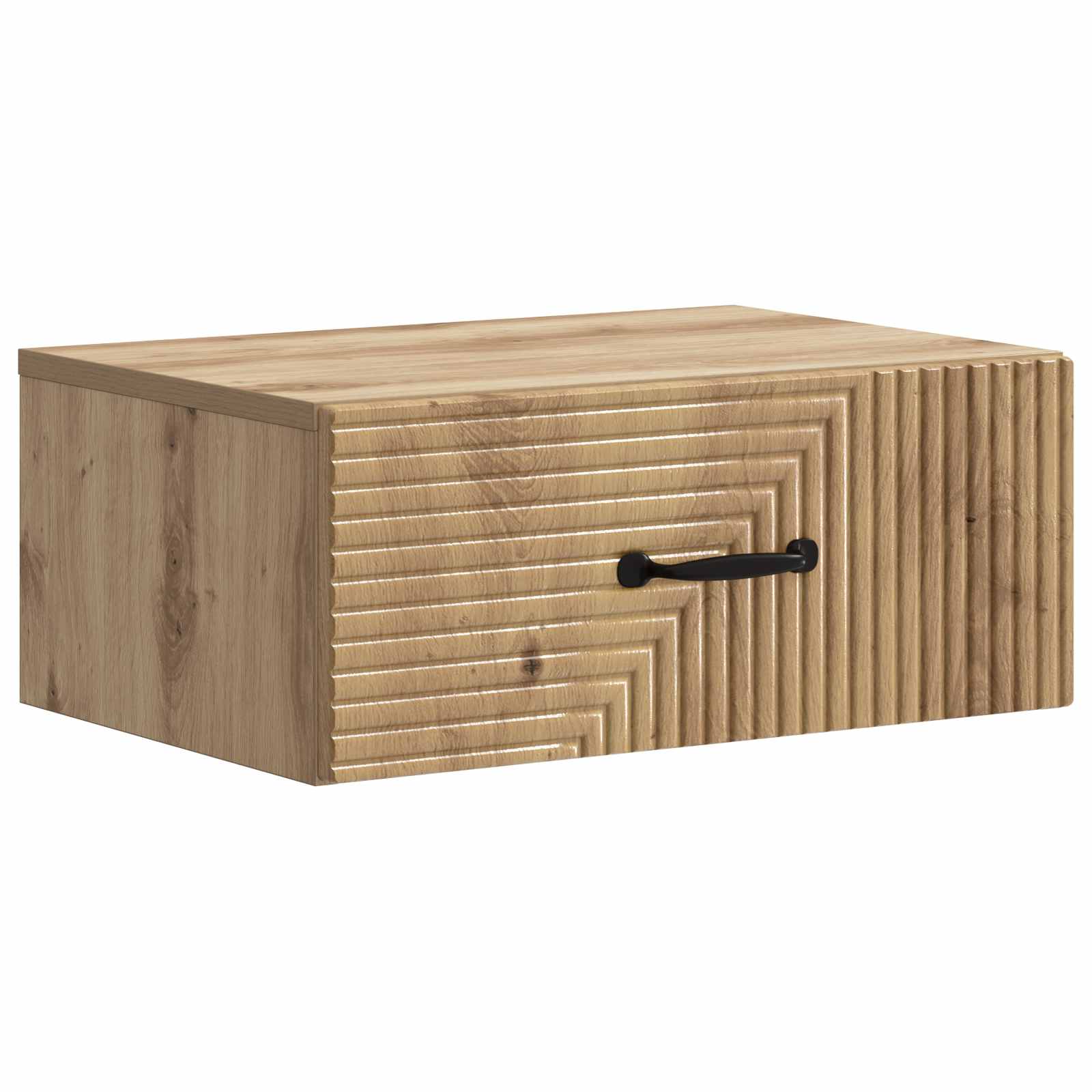 Wandmontierter Nachttisch 2 pcs Artisan-Eiche 49 x 34,5 x 20 cm