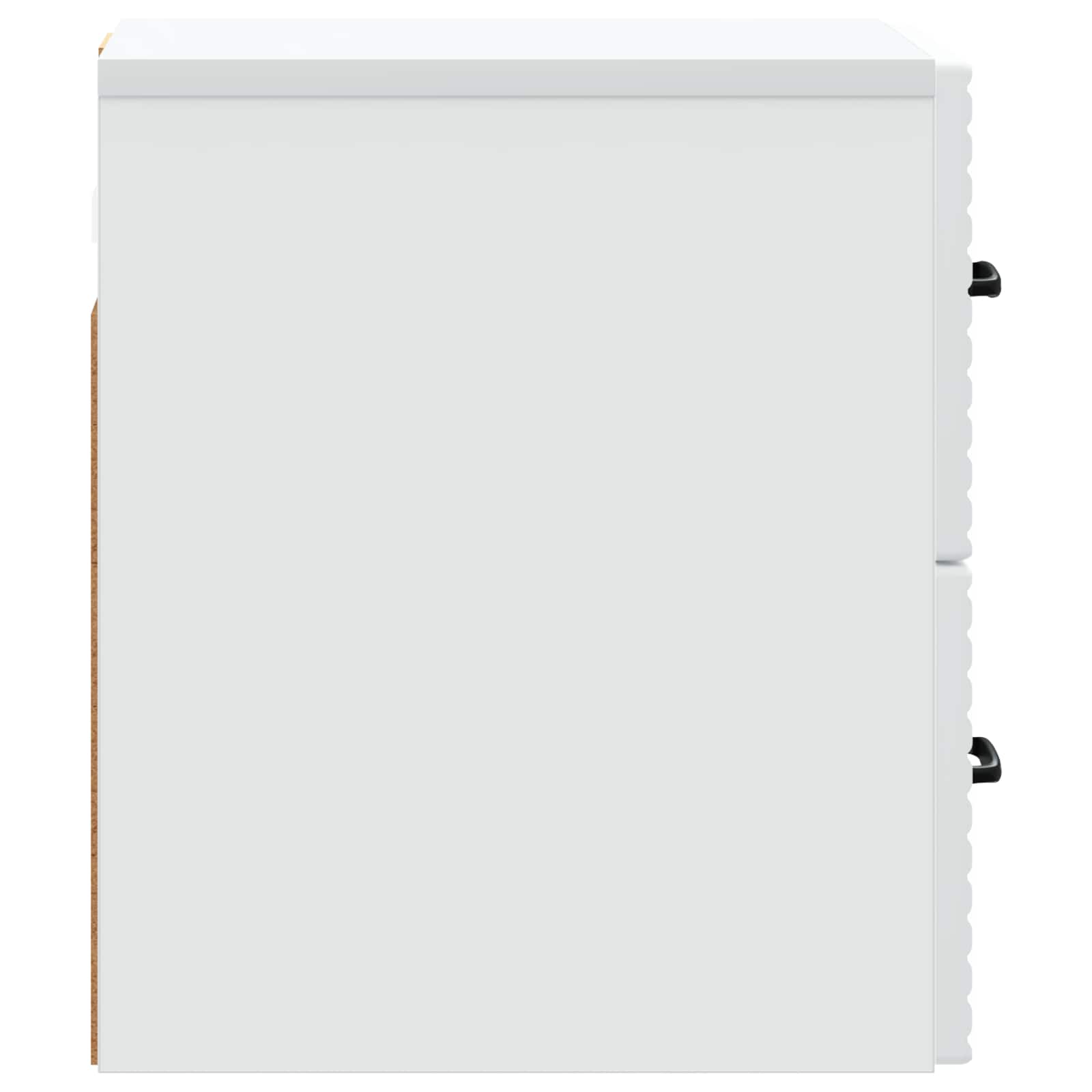 Wandmontierter Nachttisch 2 pcs Weiß 34,5 x 33 x 40 cm
