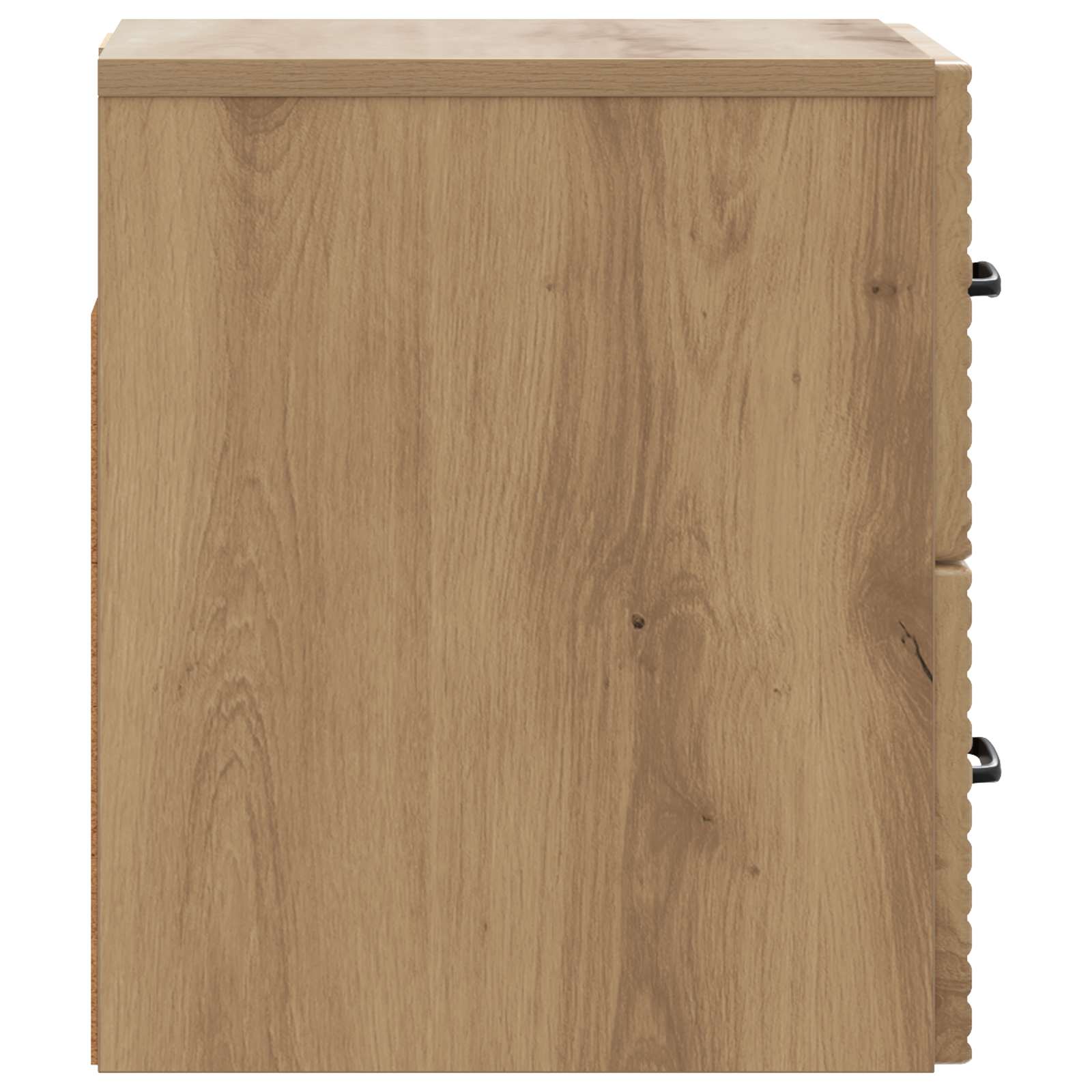 Wandmontierter Nachttisch 2 pcs Artisan-Eiche 34,5 x 33 x 40 cm