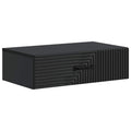 Wandmontierter Beistelltisch Schwarz 59 x 34,5 x 17 cm