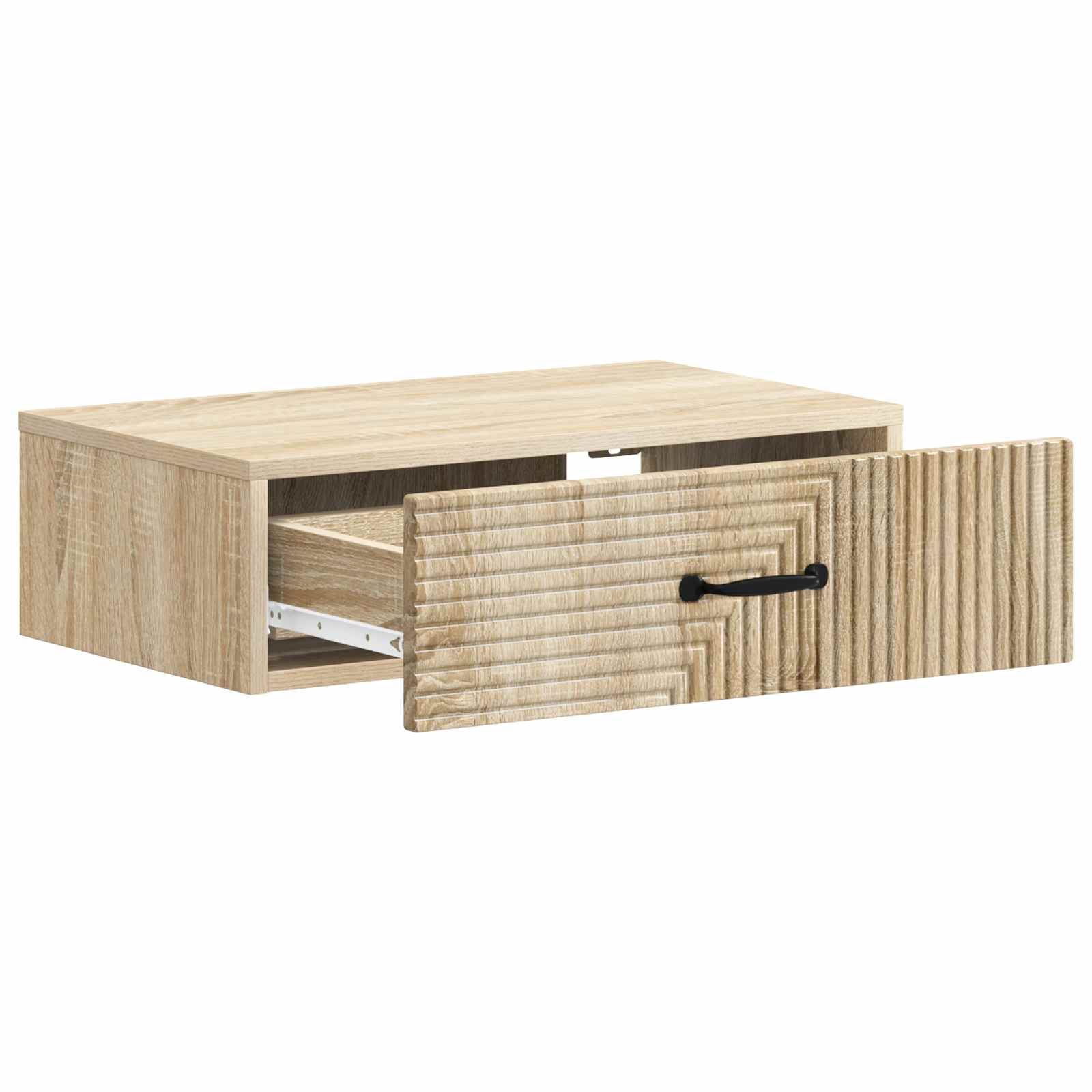 Wandmontierter Beistelltisch Sonoma-Eiche 59 x 34,5 x 17 cm