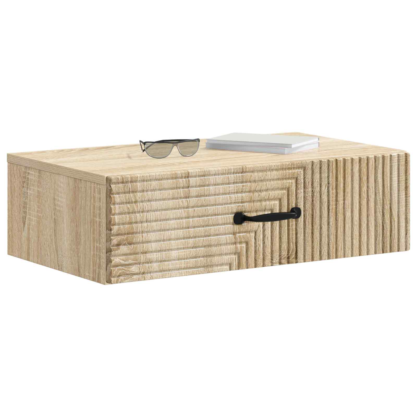 Wandmontierter Beistelltisch Sonoma-Eiche 59 x 34,5 x 17 cm