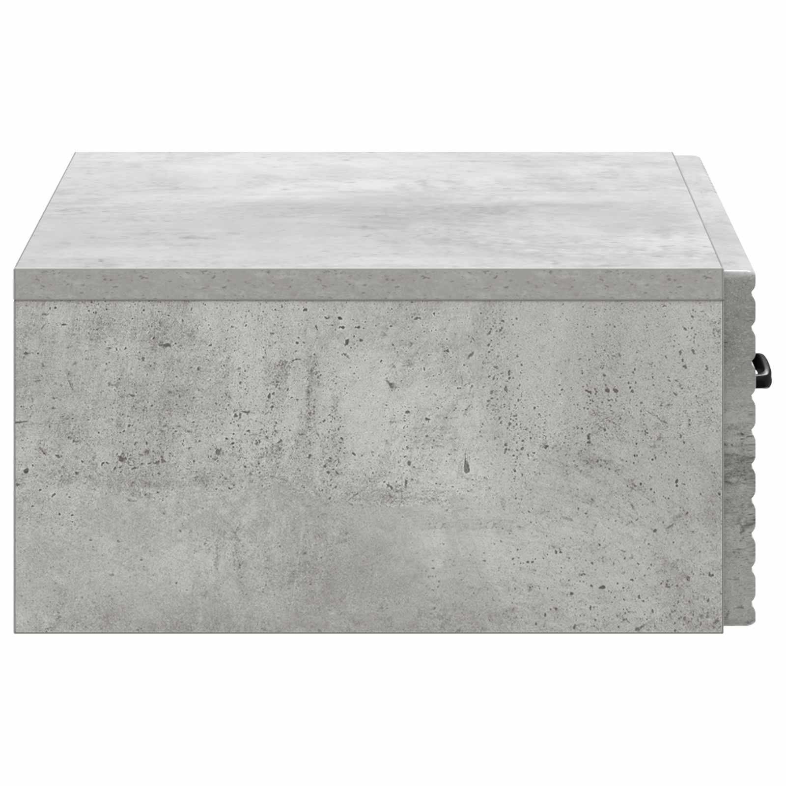 Wandmontierter Beistelltisch Betongrau 59 x 34,5 x 17 cm