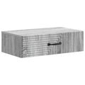 Wandmontierter Beistelltisch Graues Sonoma 59 x 34,5 x 17 cm