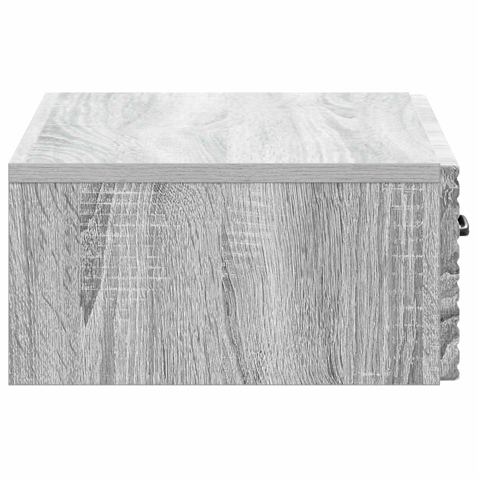 Wandmontierter Beistelltisch Graues Sonoma 59 x 34,5 x 17 cm