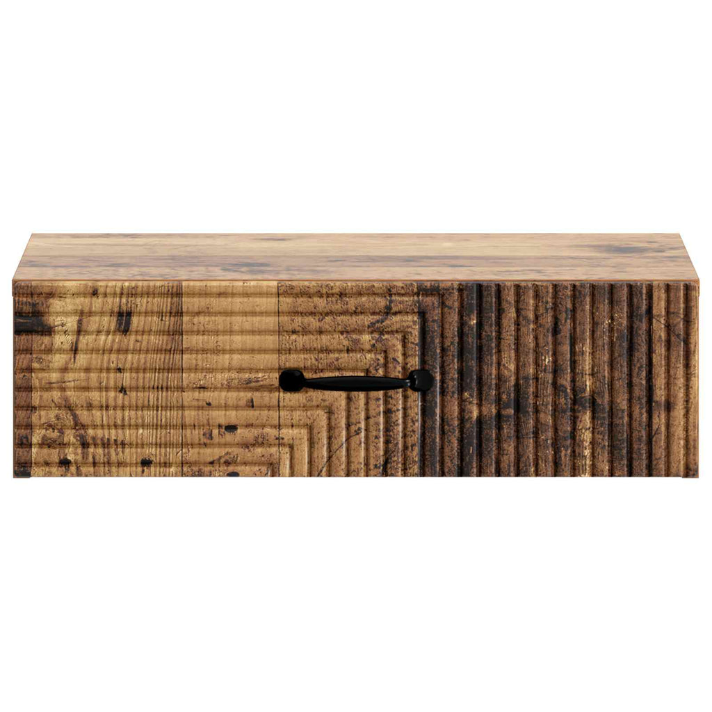 Wandmontierter Beistelltisch Altholz 59 x 34,5 x 17 cm