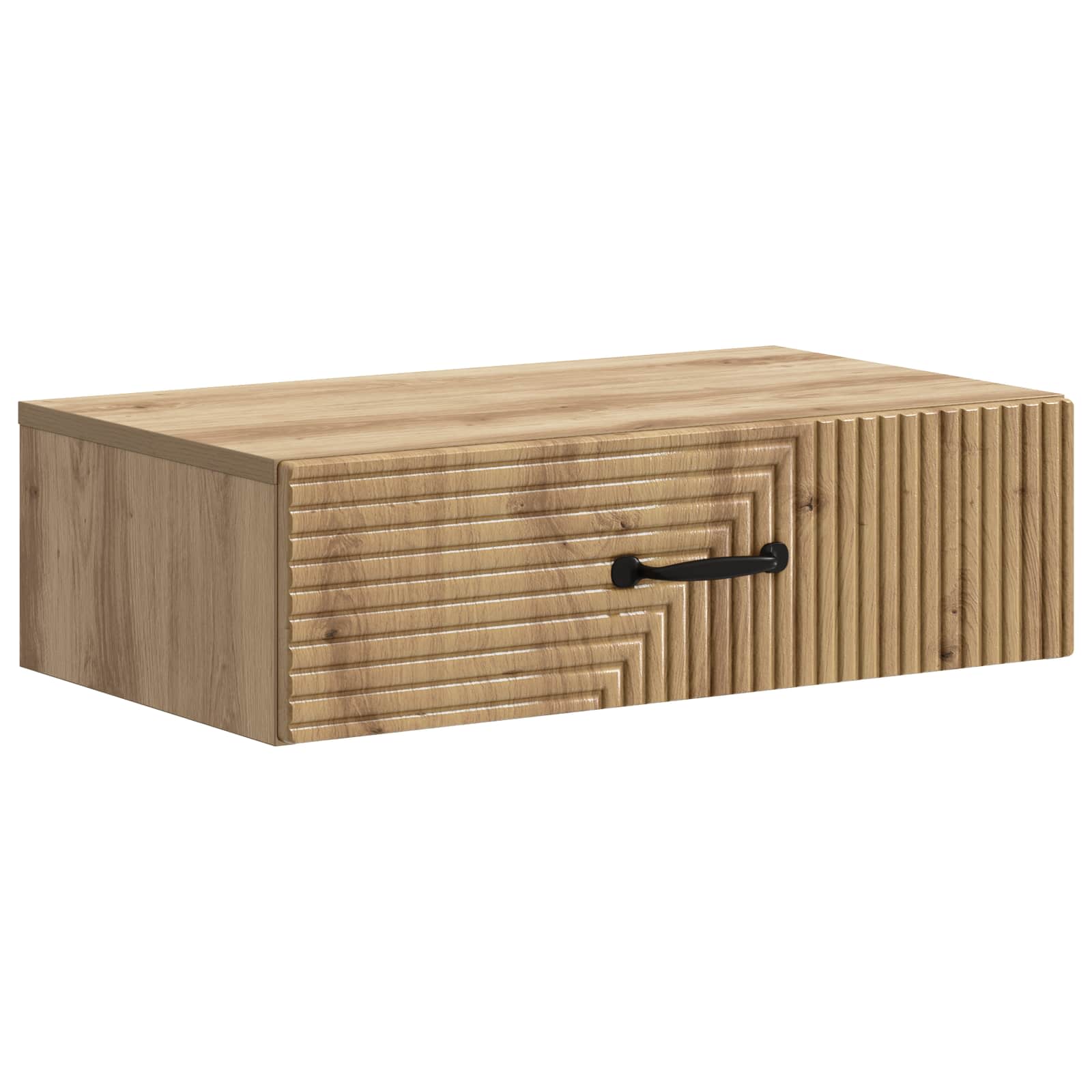 Wandmontierter Beistelltisch Artisan-Eiche 59 x 34,5 x 17 cm