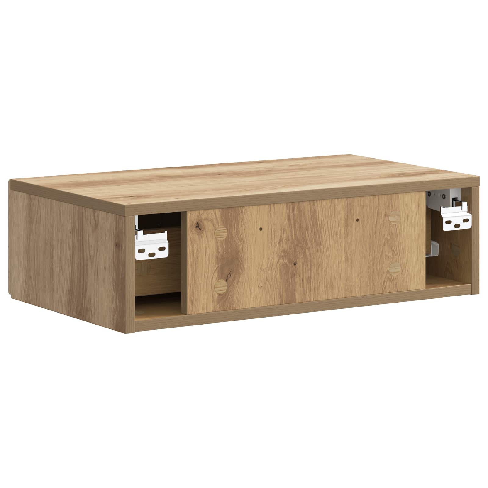 Wandmontierter Beistelltisch Artisan-Eiche 59 x 34,5 x 17 cm