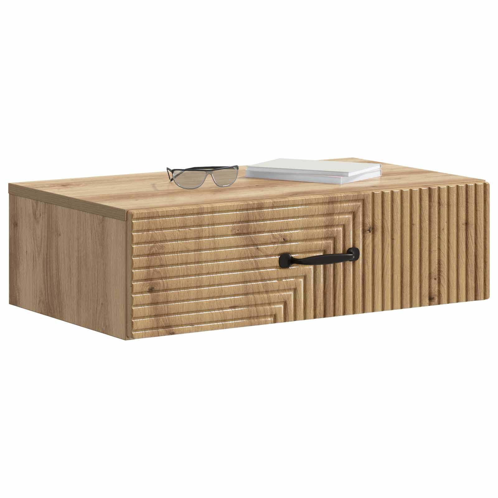 Wandmontierter Beistelltisch Artisan-Eiche 59 x 34,5 x 17 cm