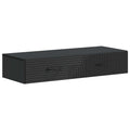 Wandmontierter Beistelltisch Schwarz 87,5 x 34,5 x 17 cm