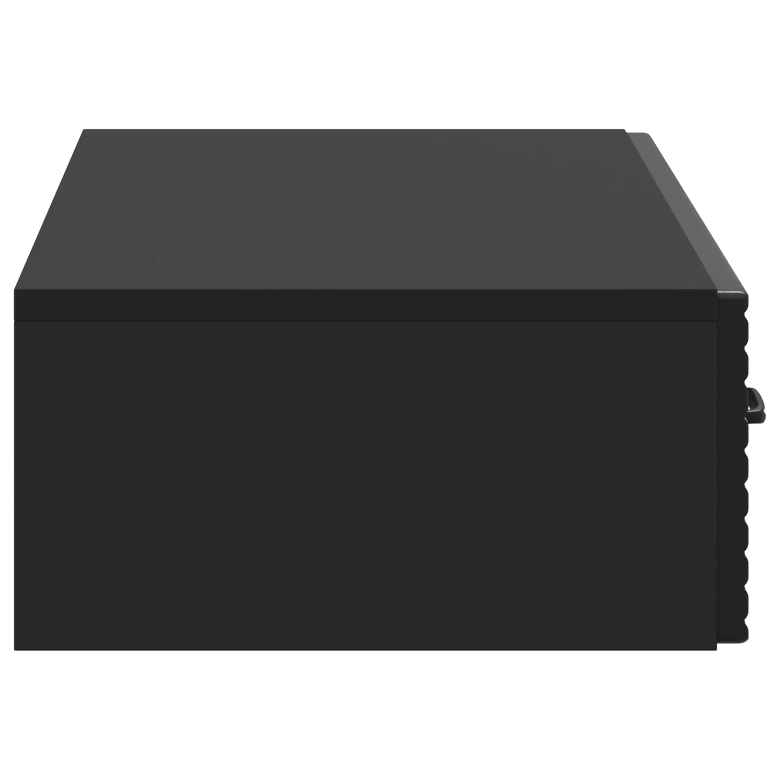 Wandmontierter Beistelltisch Schwarz 87,5 x 34,5 x 17 cm