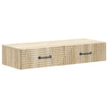 Wandmontierter Beistelltisch Sonoma-Eiche 87,5 x 34,5 x 17 cm