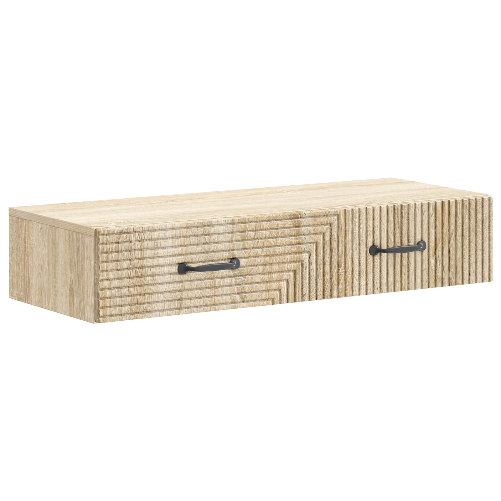Wandmontierter Beistelltisch Sonoma-Eiche 87,5 x 34,5 x 17 cm