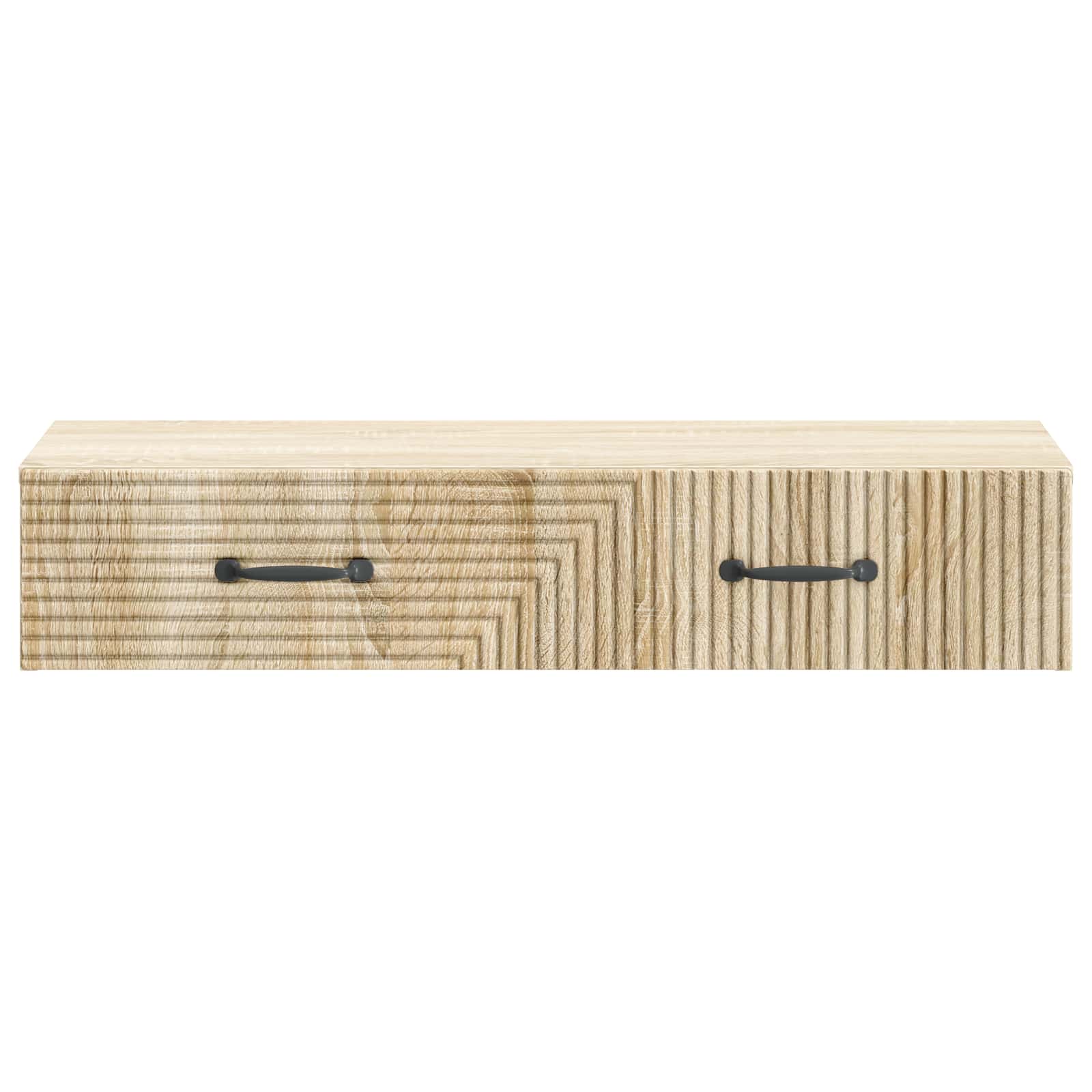 Wandmontierter Beistelltisch Sonoma-Eiche 87,5 x 34,5 x 17 cm