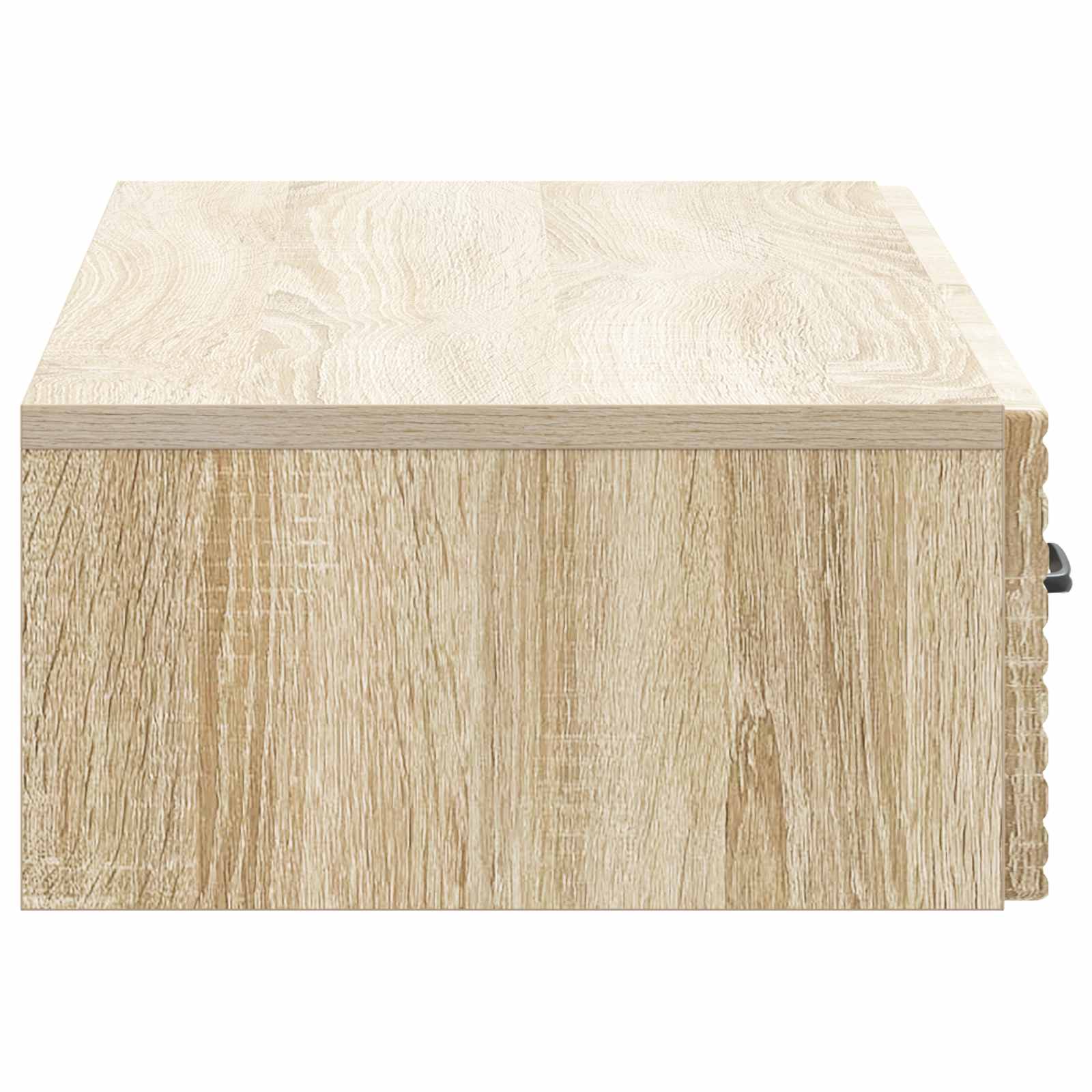 Wandmontierter Beistelltisch Sonoma-Eiche 87,5 x 34,5 x 17 cm