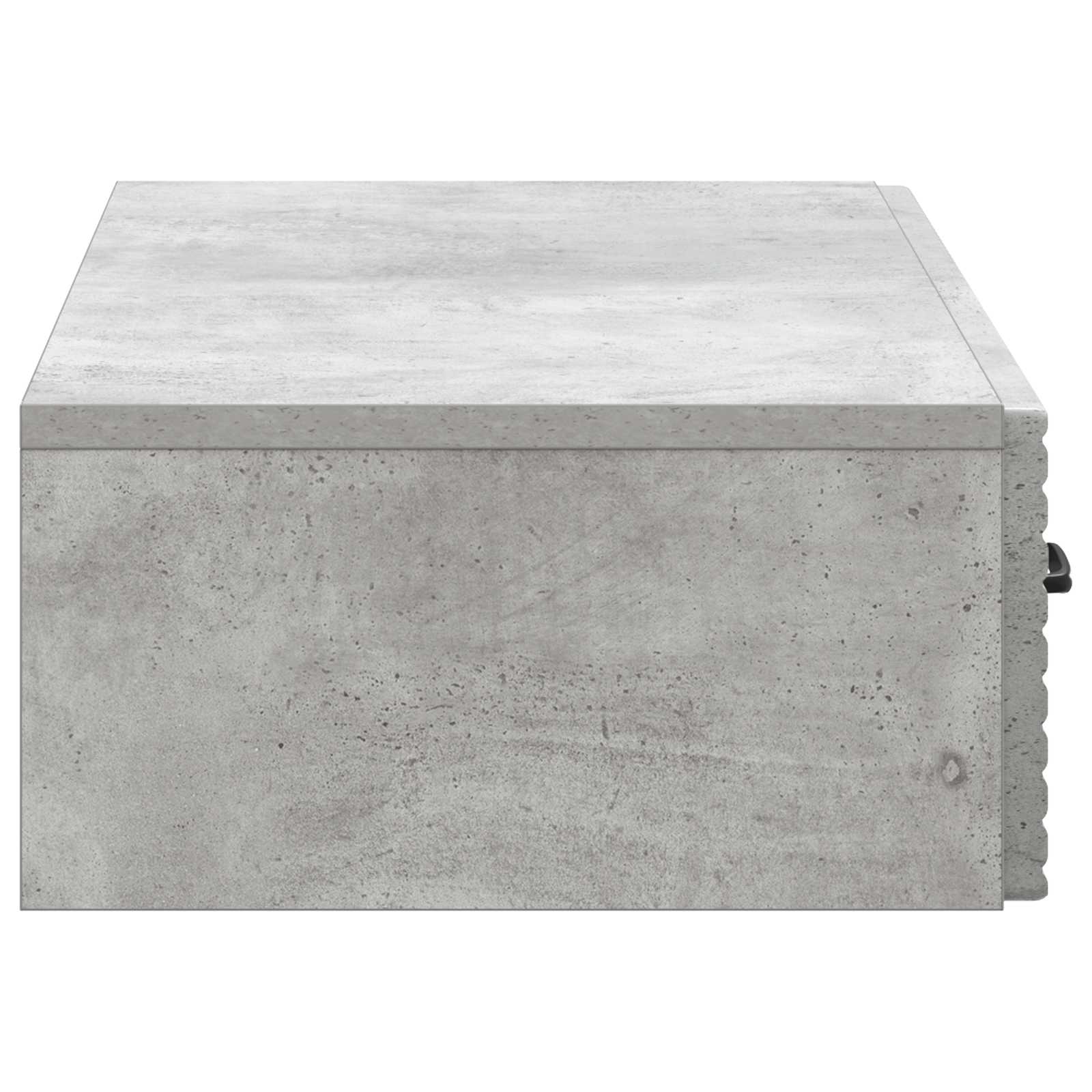 Wandmontierter Beistelltisch Betongrau 87,5 x 34,5 x 17 cm