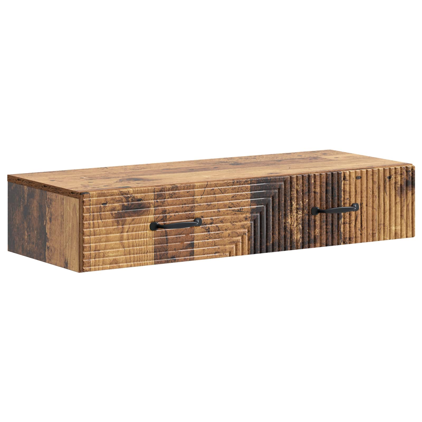 Wandmontierter Beistelltisch Altholz 87,5 x 34,5 x 17 cm
