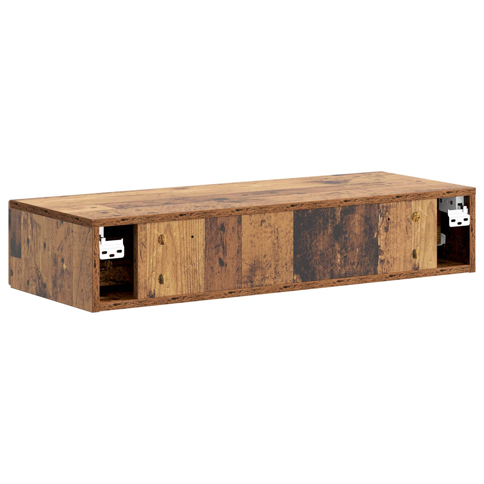 Wandmontierter Beistelltisch Altholz 87,5 x 34,5 x 17 cm