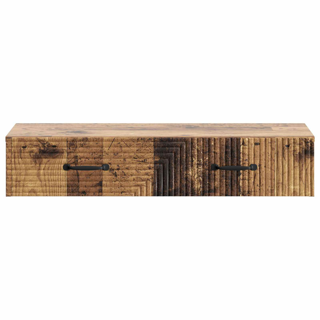 Wandmontierter Beistelltisch Altholz 87,5 x 34,5 x 17 cm