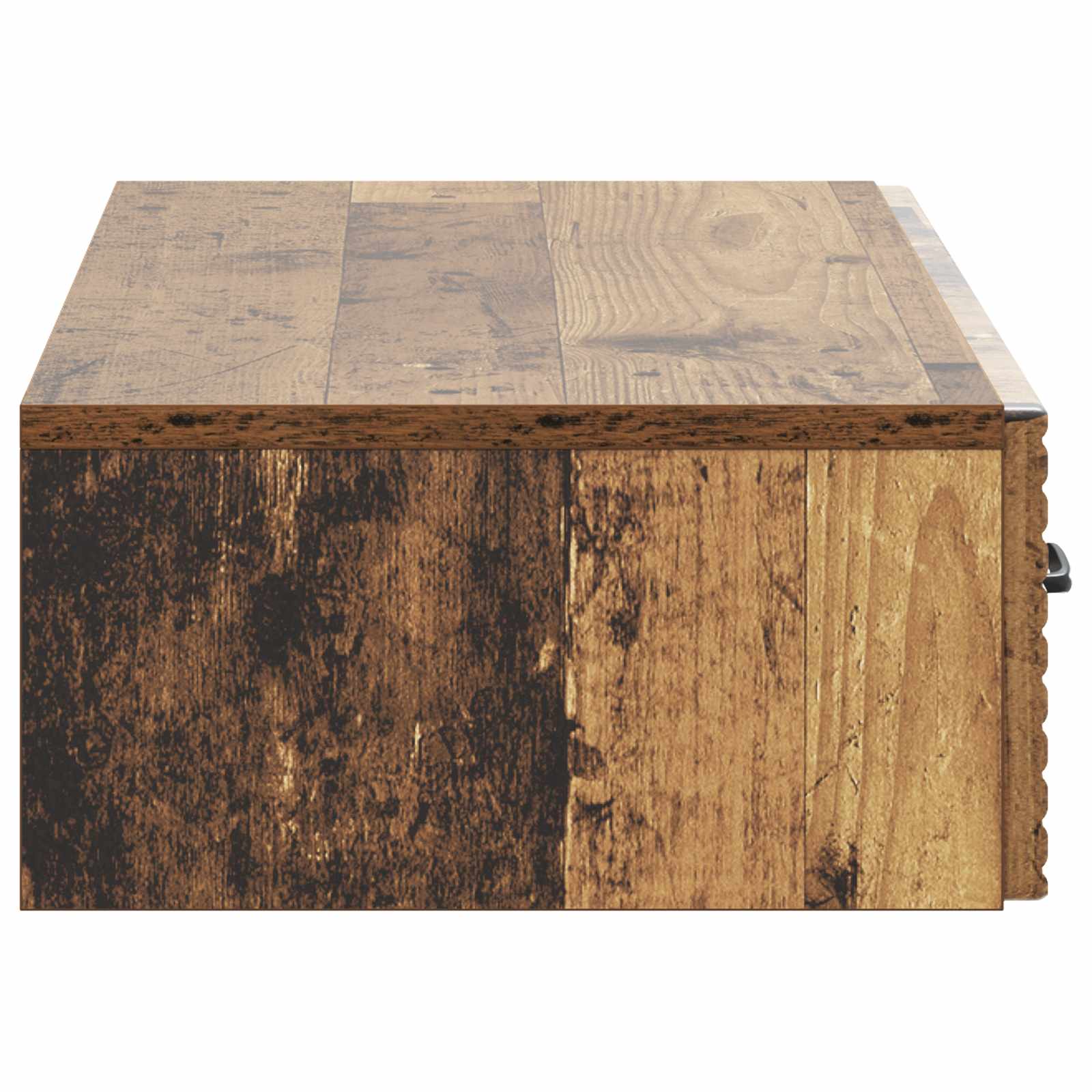 Wandmontierter Beistelltisch Altholz 87,5 x 34,5 x 17 cm
