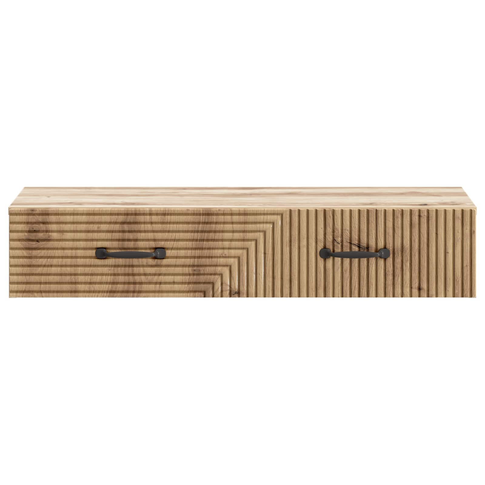 Wandmontierter Beistelltisch Artisan-Eiche 87,5 x 34,5 x 17 cm