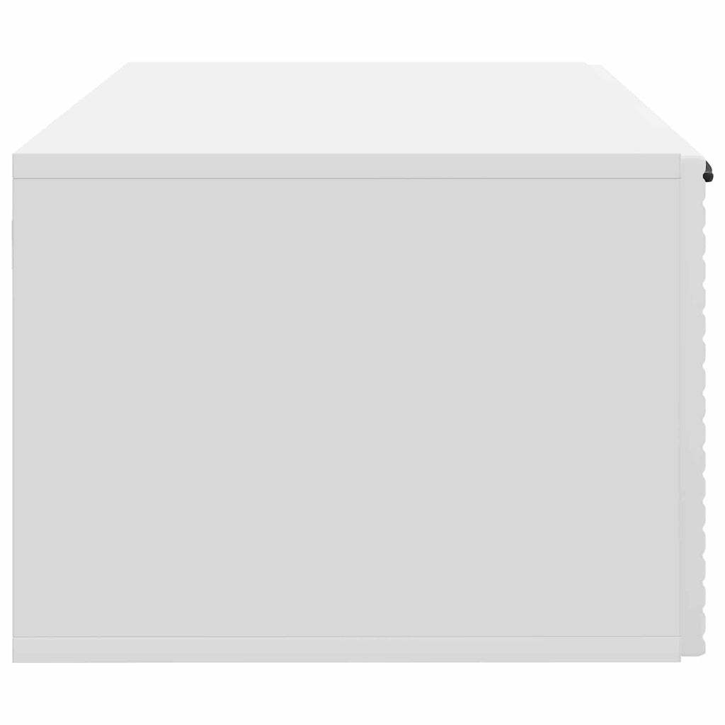 Wandmontierter TV-Schrank Weiß 59,5 x 41 x 30 cm Holzwerkstoff