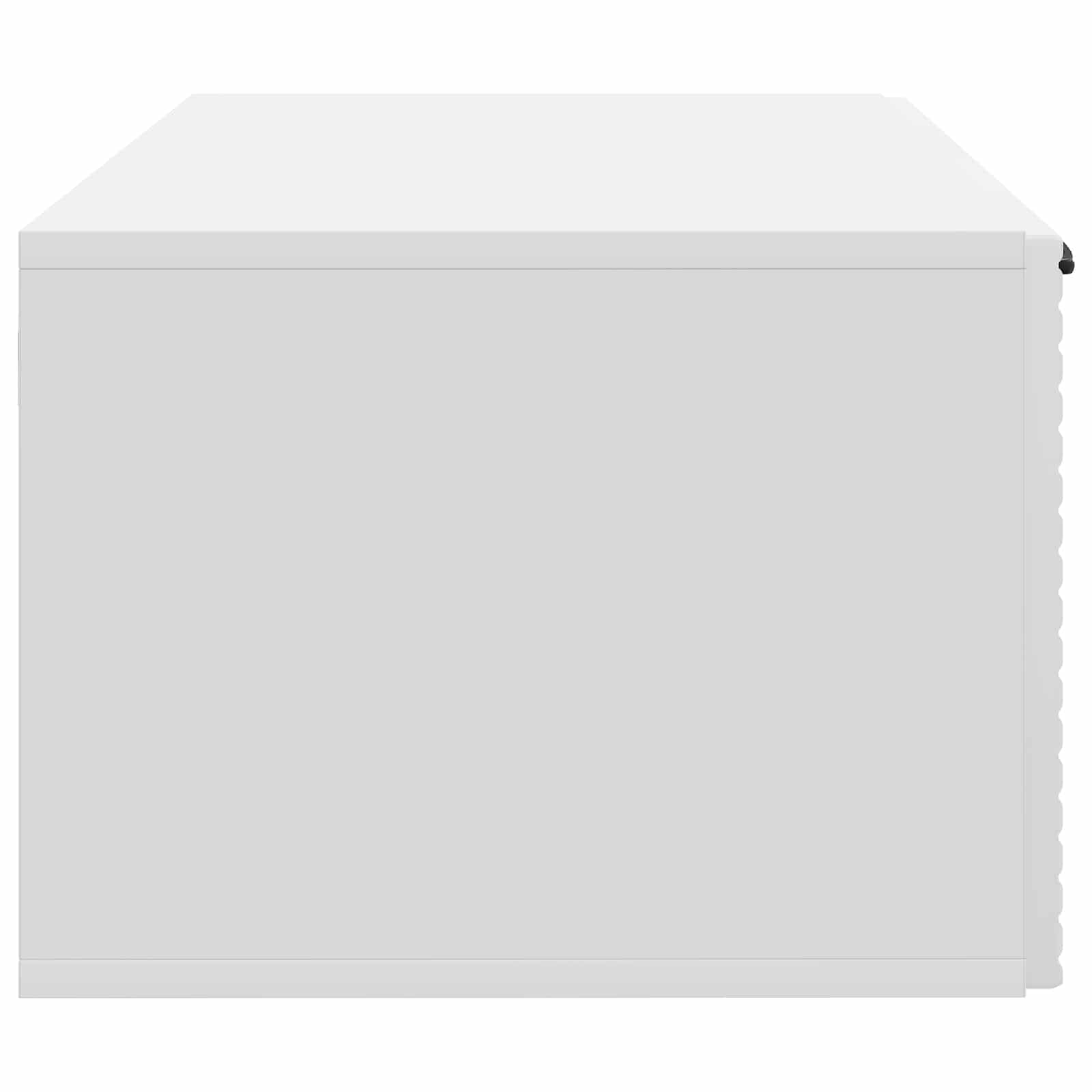 Wandmontierter TV-Schrank Weiß 59,5 x 41 x 30 cm Holzwerkstoff