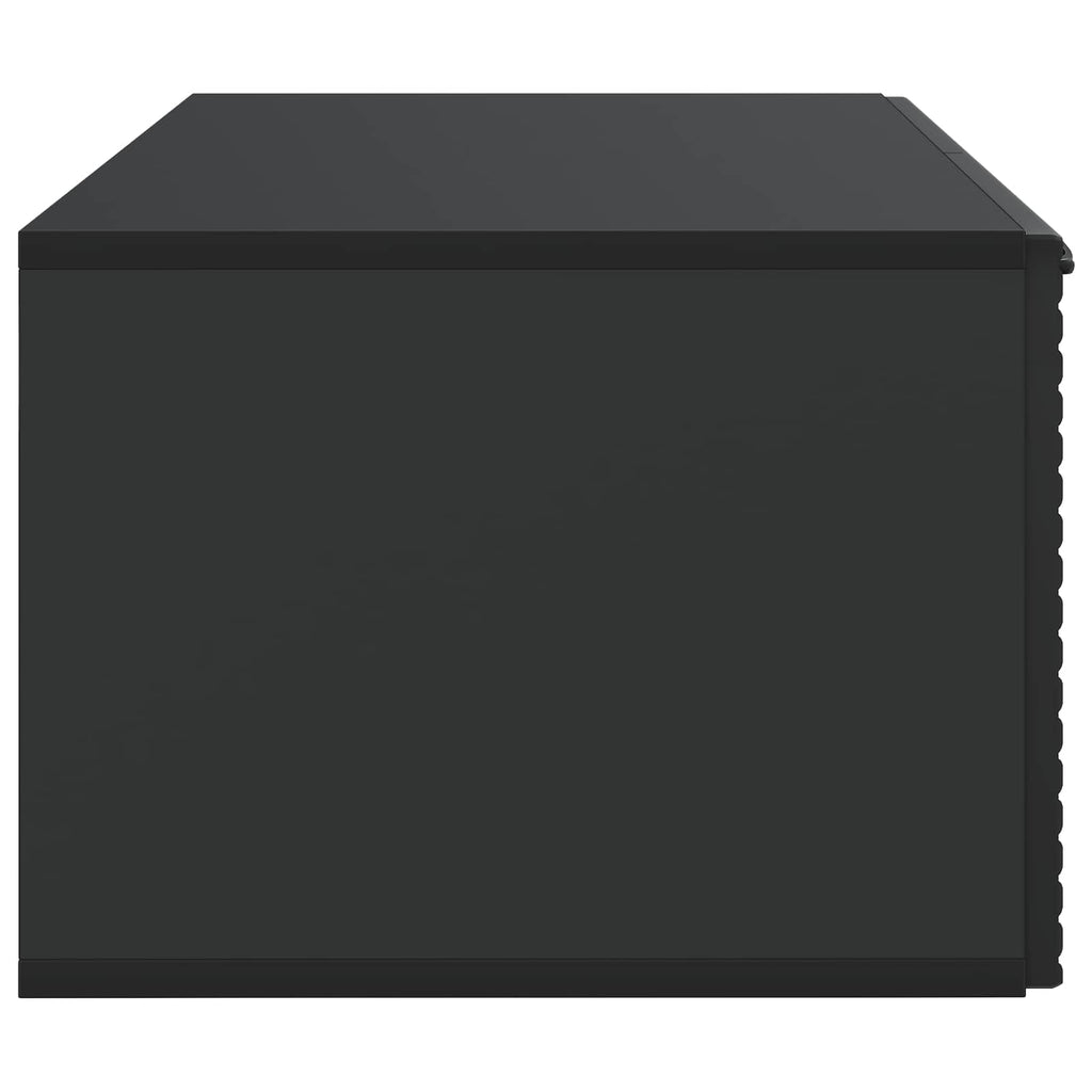 Wandmontierter TV-Schrank Schwarz 59,5 x 41 x 30 cm