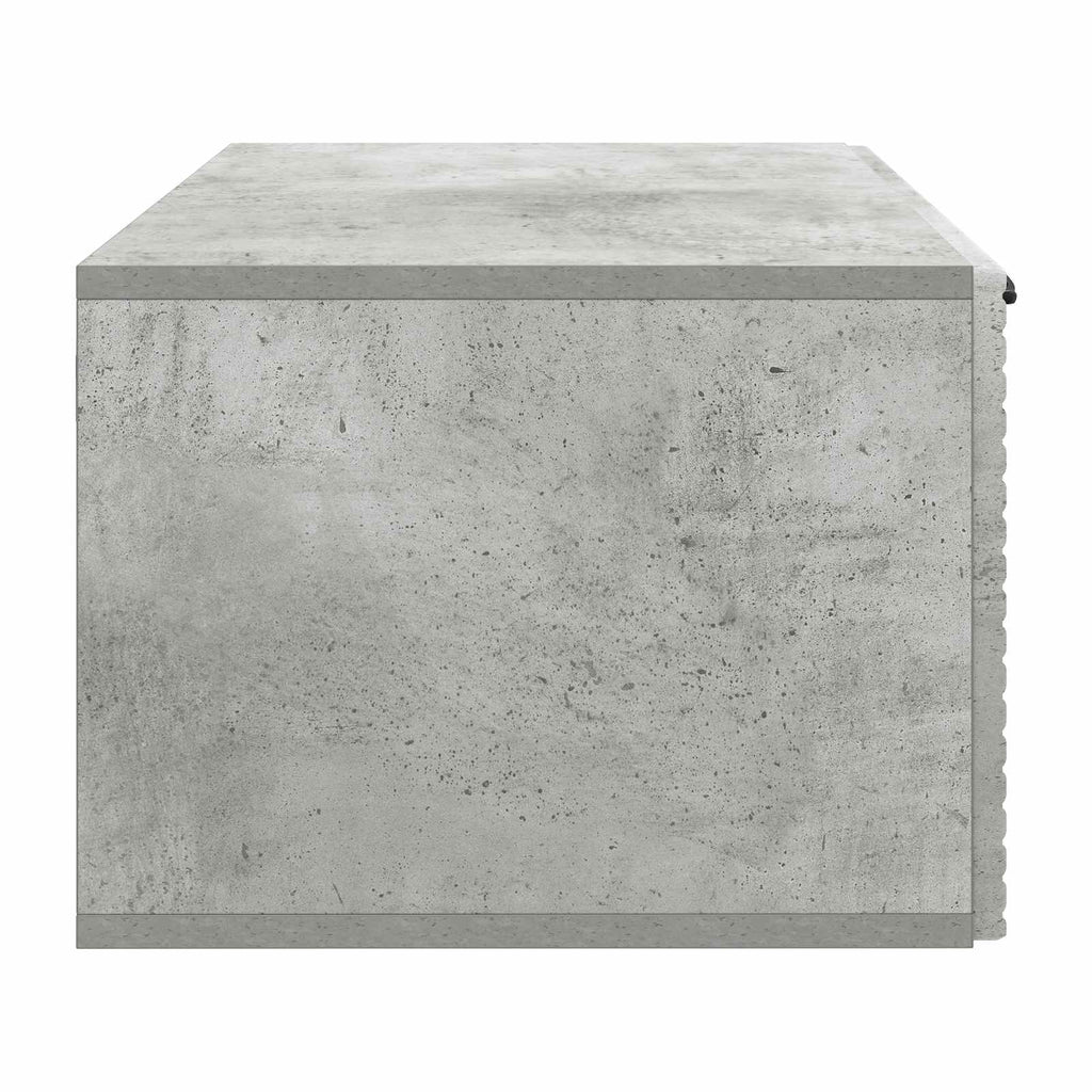 Wandmontierter TV-Schrank Betongrau 59,5 x 41 x 30 cm