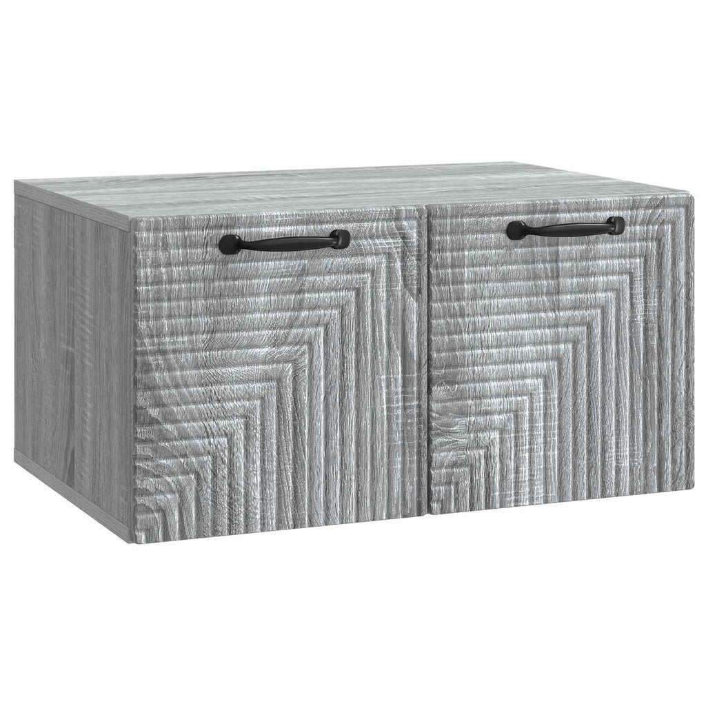 Wandmontierter TV-Schrank Graues Sonoma 59,5 x 41 x 30 cm