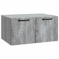 Wandmontierter TV-Schrank Graues Sonoma 59,5 x 41 x 30 cm