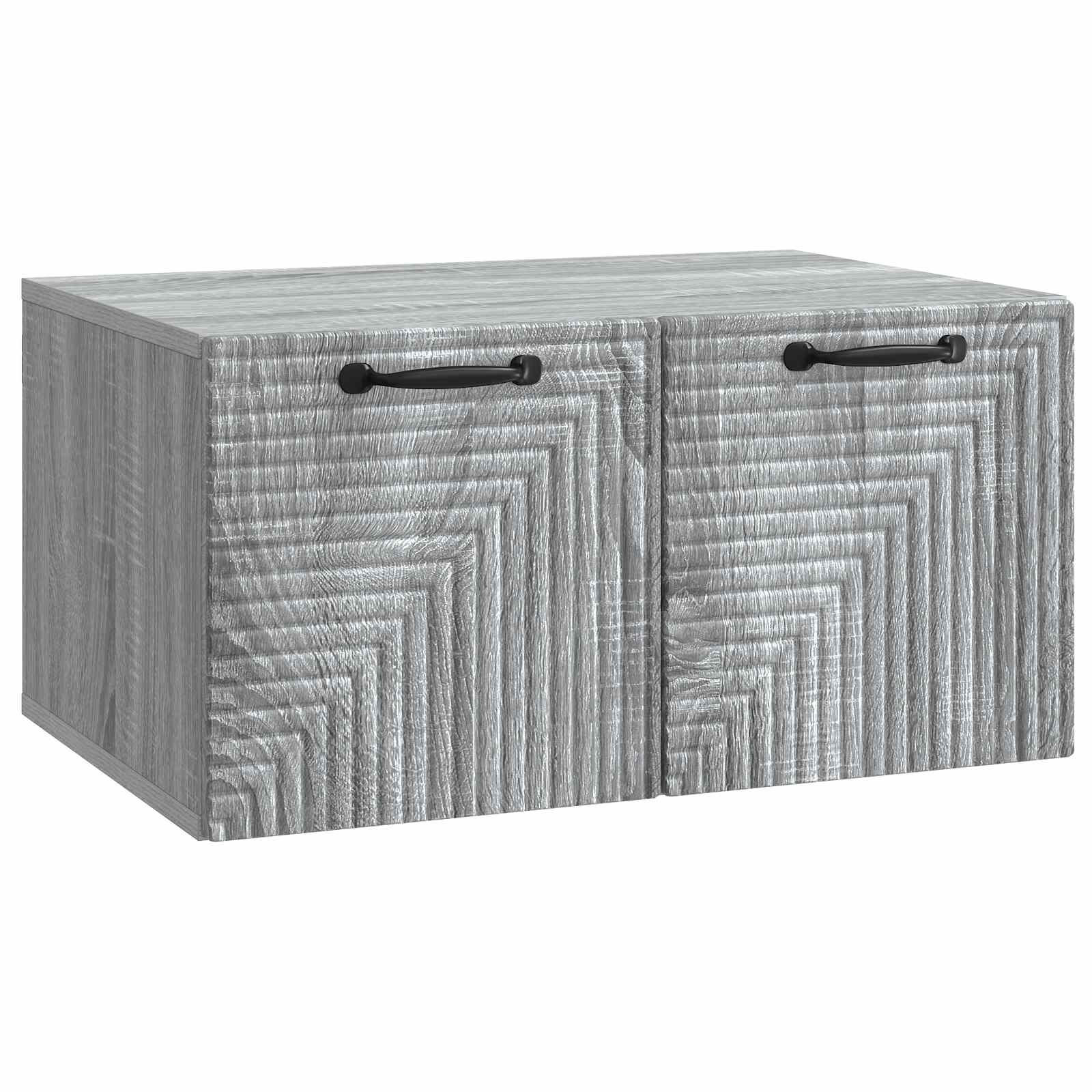 Wandmontierter TV-Schrank Graues Sonoma 59,5 x 41 x 30 cm