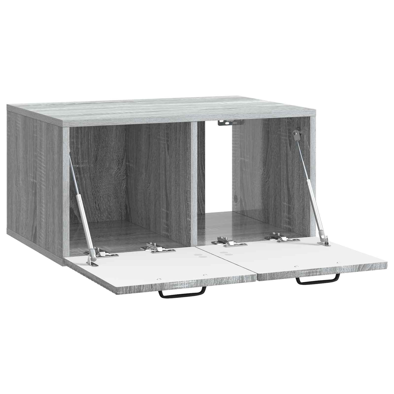 Wandmontierter TV-Schrank Graues Sonoma 59,5 x 41 x 30 cm