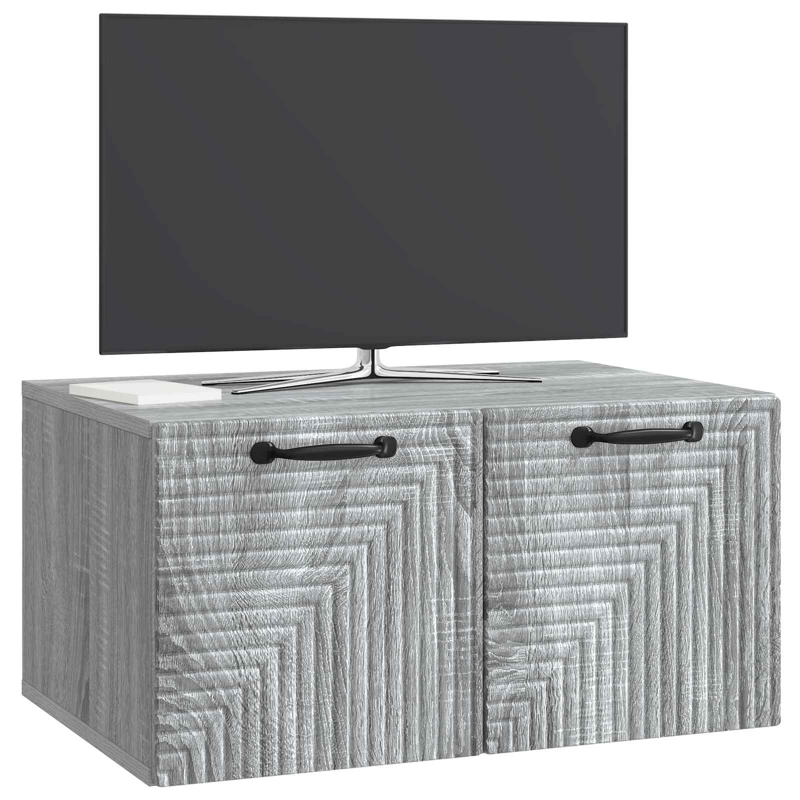 Wandmontierter TV-Schrank Graues Sonoma 59,5 x 41 x 30 cm