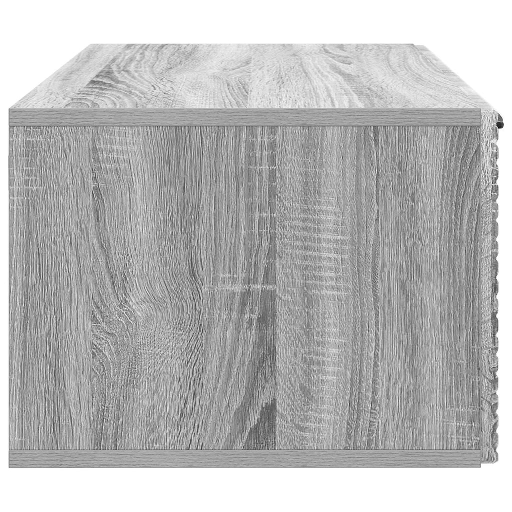 Wandmontierter TV-Schrank Graues Sonoma 59,5 x 41 x 30 cm