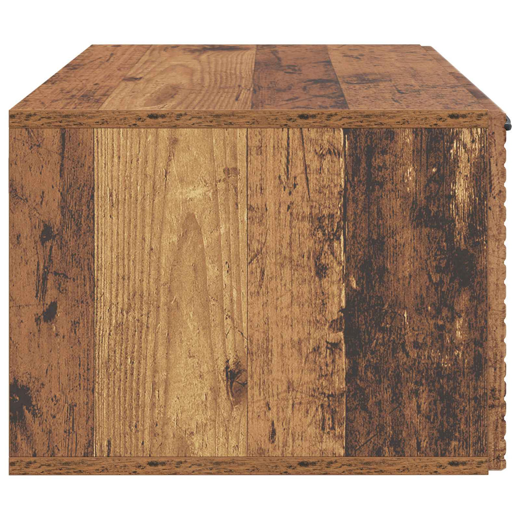 Wandmontierter TV-Schrank Altholz 59,5 x 41 x 30 cm