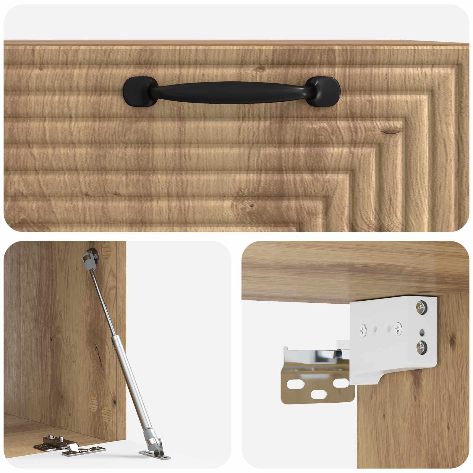 Wandmontierter TV-Schrank Artisan-Eiche 59,5 x 41 x 30 cm