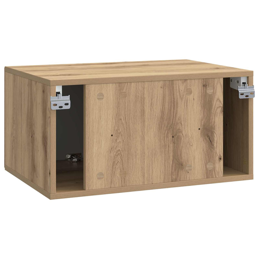 Wandmontierter TV-Schrank Artisan-Eiche 59,5 x 41 x 30 cm