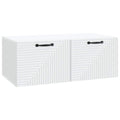 Wandmontierter TV-Schrank Weiß 78,5 x 41 x 30 cm Holzwerkstoff